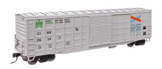 Walthers Mainline 910-46705 HO Scale 50' Waffle Boxcar RTR CIRR #2614