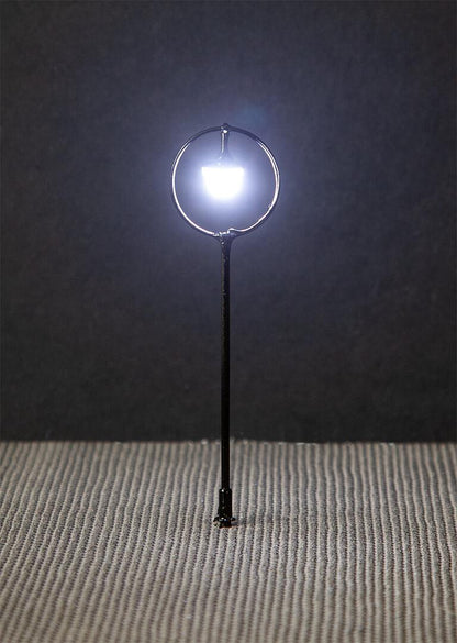 Faller 180105 HO LED Park Lights, Suspended Ball, Cold White