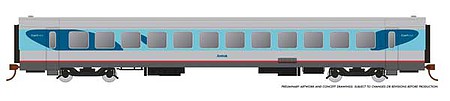 Rapido Trains 25107 HO Scale Amtrak Rtl Turbo No #