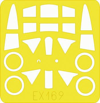Eduard EX169 1/48 Mask P-36 for Academy Canopy Mask Set