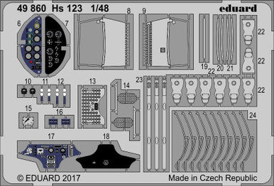 Eduard 49860 1/48 for GPT (Pre-Painted) Photo Etch Detail Set