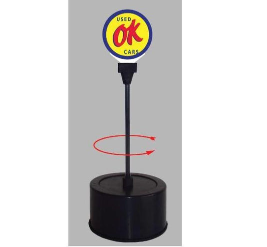 Miller Engineering 55090 O Scale OK Used Cars Rotating Sign