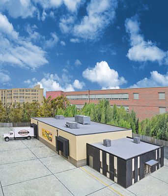 Walthers Cornerstone 933-4042 HO Scale Central Beverage Distributors Office Kit