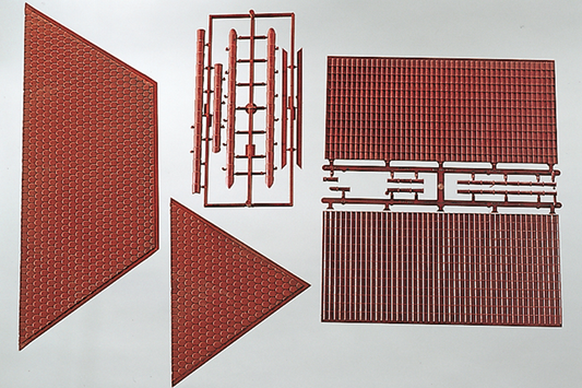 Piko 62803 G Scale Components: Tiled Roofs