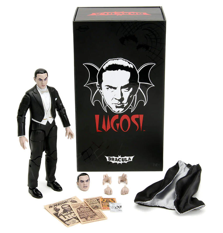Jada Toys 34035 Scale Bela Lugosi Dracula Deluxe Articulated Figure Authentically Licensed