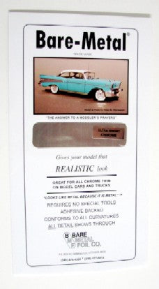 Bare Metal Foil 7 6 x 11 Thin Sheet Ultra Bright Chrome Foil