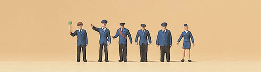 Preiser 79011 N Scale DB Railway Personnel Figure Set