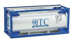 Walthers SceneMaster 949-8107 HO 20' Tank Container Kit - Santa Fe