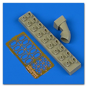 Quickboost 32215 1/32 I153 Chaika Exhaust w/Photo-Etch for ICM