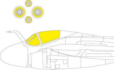 Eduard CX689 1/72 A-6E TRAM MASK for TRUMPETER Kit