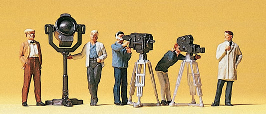 Preiser 10062 HO Scale TV / Movie Crew Figure Set