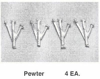 Details West 323 HO Scale Flag Holder Brackets -- All F-Units pkg(4)
