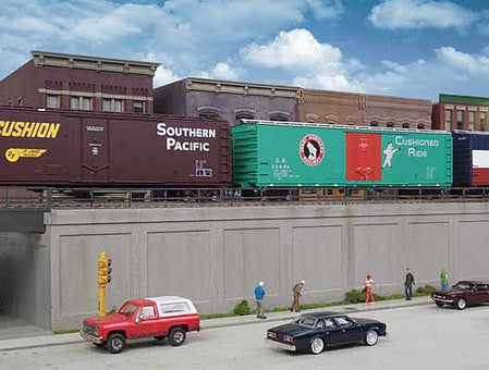 Walthers Cornerstone 933-4562 HO Scale Urban Retaining Walls -- Kit