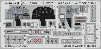Eduard FE1271 1/48 Il-2 Mod. 1943 for Zvezda