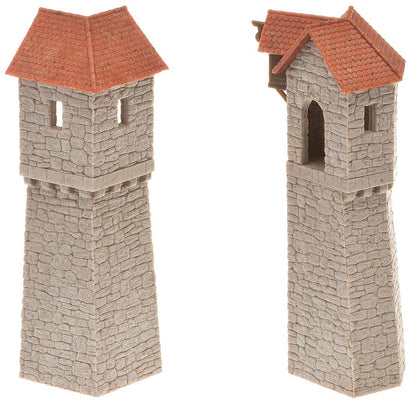 Faller 130403 HO Scale 2 Old-Town Peel Towers Model Kit