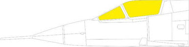 Eduard CX609 1/72 Mask Mirage III CJ for Modelsvit Canopy Mask Set