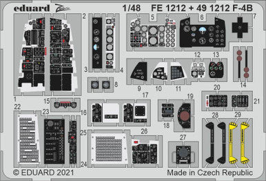 Eduard 491212 1/48 F-4B for Tamiya (Pre-Painted)