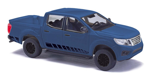 Busch 53710 HO Scale Nissan Navara N-Guard Pickup, Blue