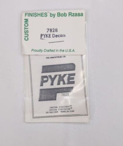 Custom Finishing 7828 HO Scale Decal Set -- For Pyke Bridge Inserter