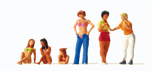 Preiser 65358 O Scale Women at the Campsite Figure Set