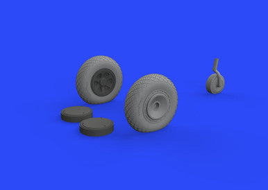 Eduard 672221 1/72 P-47D Wheels for Tamiya (Mask & Resin)