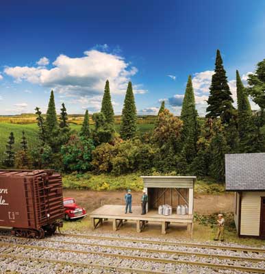 Walthers Cornerstone 4062 HO Scale Milk Platform -- Kit - 3-7/16 x 1-1/2 x 1-7/8