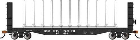 Bachmann 12904 HO Scale 52' Centerbeam Bulkhead Flatcar Northern