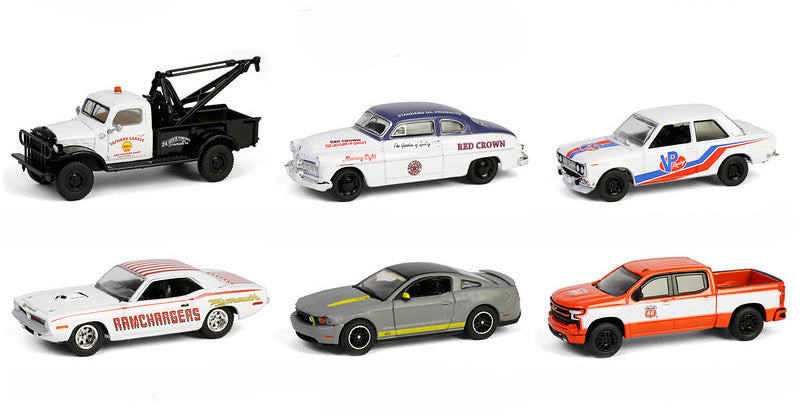 Greenlight 41170-CASE 1/64 Scale Running On Empty Series 17 6-Piece Set