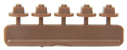 Tichy Trains 8274 HO 10" Square Nut Bolt w/20" Washer (40)