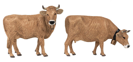 Pola 331554 G Scale Allgau Brown Cattle 2-Pack