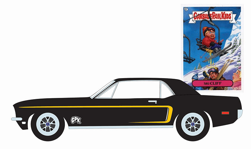 Greenlight 54110-C 1/64 Scale Ski Cliff - 1968 Ford Mustang Coupe