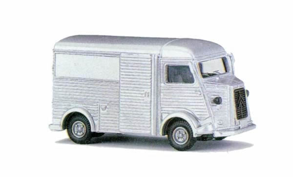 Busch 41909 HO Scale 1958 Citroen H Van - Assembled -- Metallic Silver