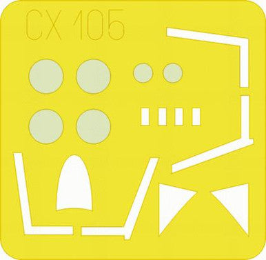 Eduard CX105 1/72 Mask Hunter F Mk..6 for Revell Canopy Mask Set