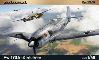 Eduard 82141 1/48 WWII Fw190A3 German Light Fighter Plastic Model Kit