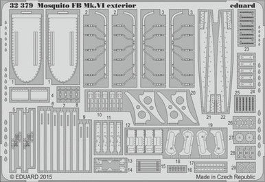 Eduard 32379 1/32 Mosquito FB Mk.VI Exterior for Tamiya