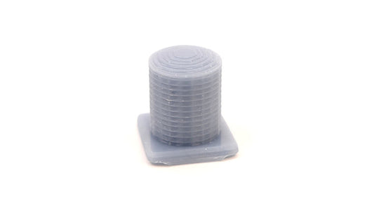 All Scale Miniatures 1600796 N Scale Central Air-Style Unit AC -- Round, pkg(5)