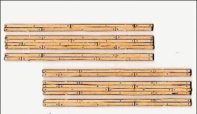 Blair Line 122 HOn3 Scale Wood Grade Crossing pkg(2) -- Two Lane 3-9/16" Long