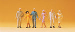 Preiser 14134 HO Scale Pedestrians Passers-By pkg(6)