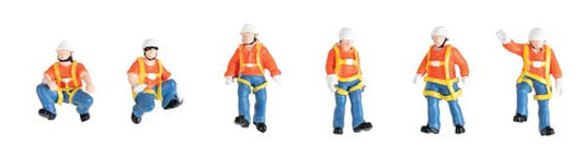 Walthers SceneMaster 6201 HO Trackside Workers pkg(6)