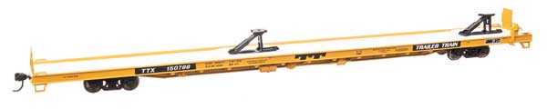 Walthers Mainline 5738 HO Scale 89' Channel Side Flatcar - Ready to Run -- Trail