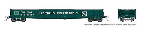 Rapido Trains 50053 HO Scale Onr 52'6" Gondola 6-Pack
