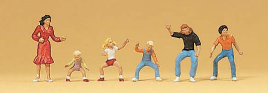 Preiser 79063 N Scale Roundabout Rider Figure Set