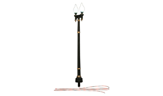 Woodland Scenics 5640 N Scale Double Lamp Post - Just Plug(TM) -- pkg(3)