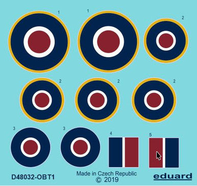 Eduard D48032 1/48 Tempest Roundels Late for EDUARD
