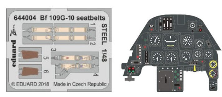 Eduard 644004 1/48 Aircraft- Bf109G10 LooK for EDU (Photo-Etch & Resin)