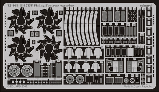 Eduard 72468 1/72 Aircraft- B17E/F Exterior for ACY