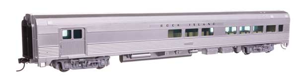 Walthers Mainline 30073 HO Scale 85' Budd Baggage-Lounge - Ready to Run -- Rock