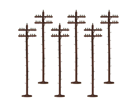 Lionel 6-37851 O Gauge Scale Telephones - Standard