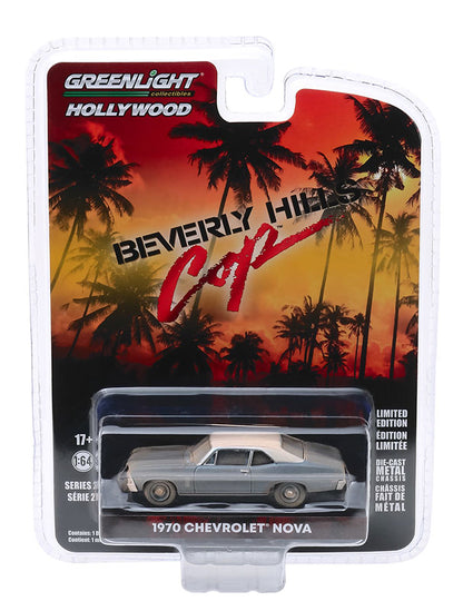 Greenlight 44870-D 1/64 1970 Chevrolet Nova, Beverly Hills Cop