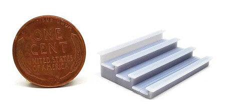 All Scale Miniatures 16011001 N Scale Grandstand Seating -- 1 Section